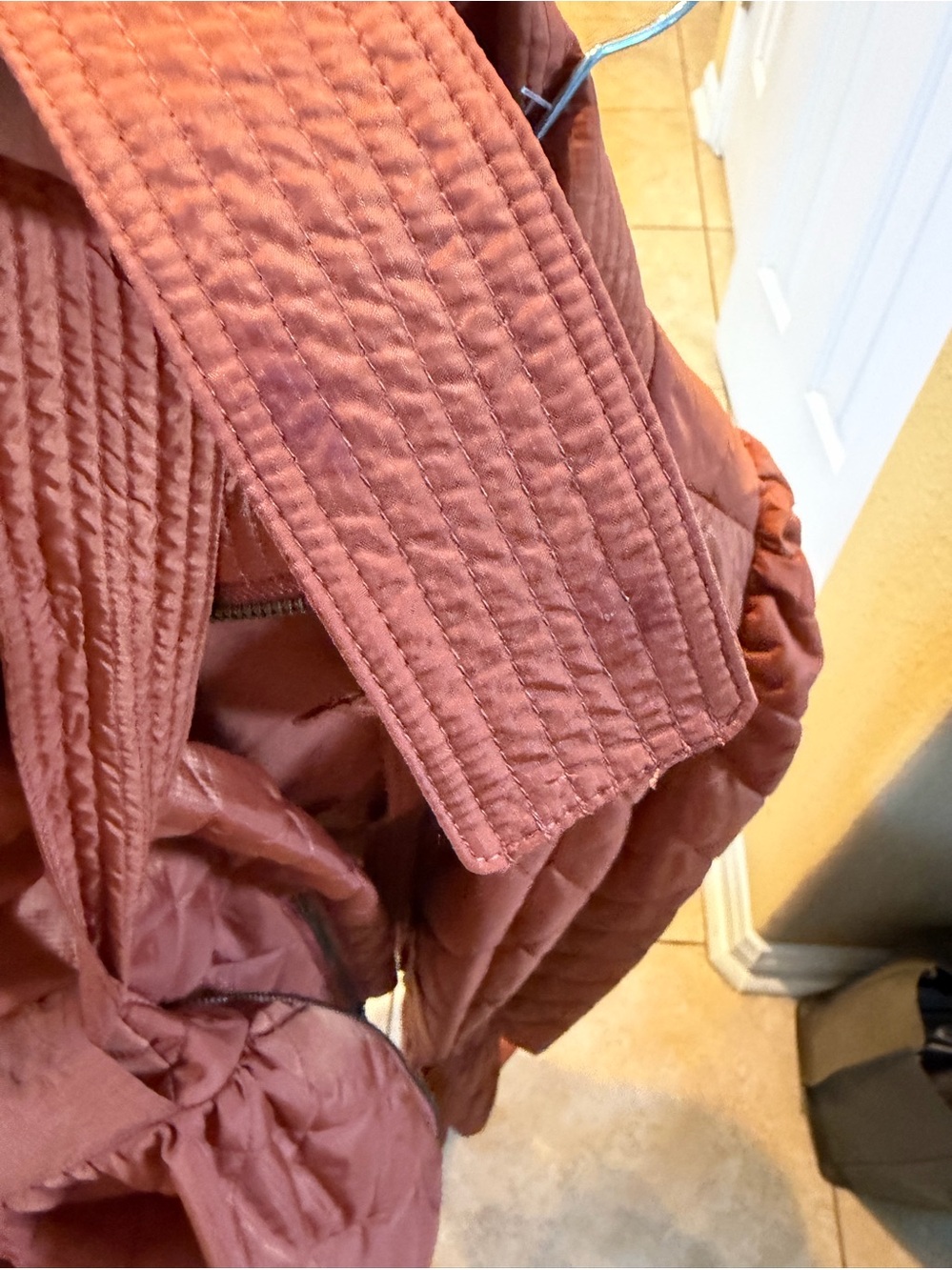 Marie Oliver Puffer Coat . NEWCond. w/ o tags . Rust orange . Small - Picture 9 of 9